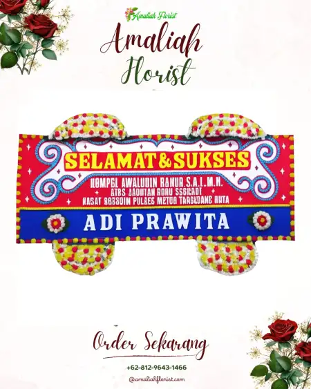Papan Bunga Ucapan Selamat Argalingga